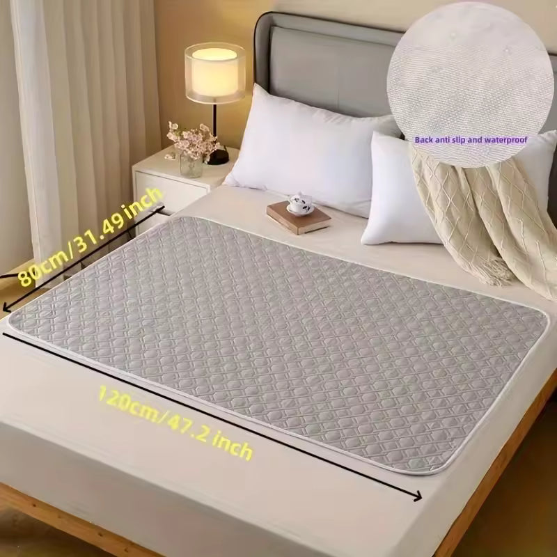 Washable Leak-Proof Incontinence Pads for Elderly & Pets – Reusable Bed Protection Mats