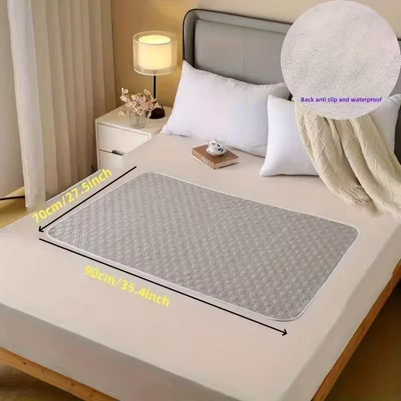 Washable Leak-Proof Incontinence Pads for Elderly & Pets – Reusable Bed Protection Mats