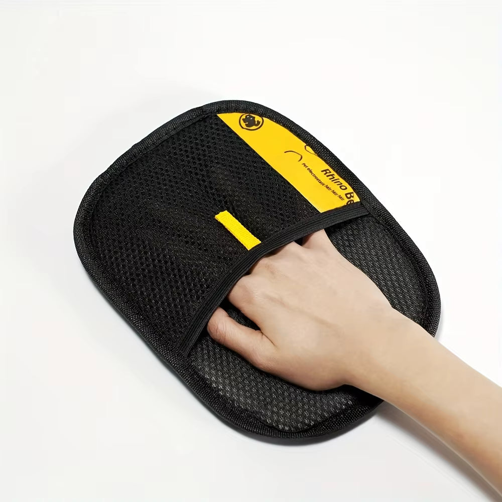 Reusable Pet Hair Removal Grooming Gloves for Dogs & Cats – Washable Deshedding Mitts